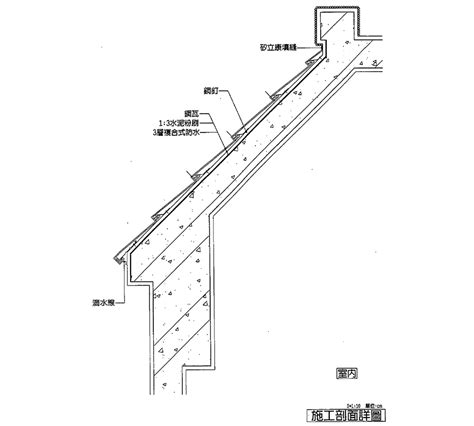 斜屋頂結構